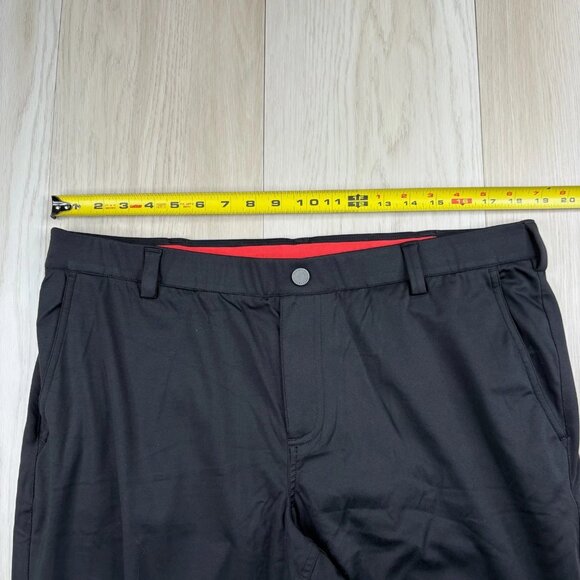 Redvanly Mens Black Flat Front Bradley Classic Straight Chino Pant Size XL - Picture 9 of 10